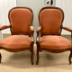 Pair of Voltaire armchairs in the Napoléon III style (19th century)