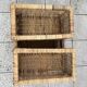 Vintage rattan chiffonier