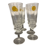 Crystal champagne flute