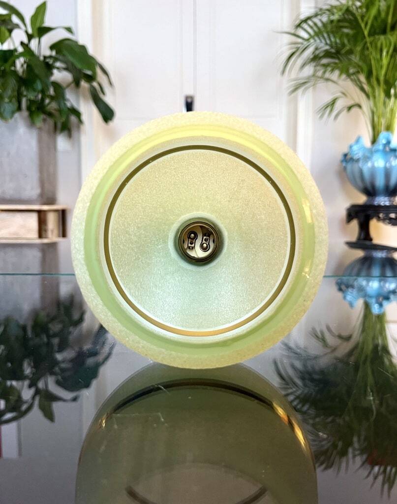Art Deco Lamp with Glass Plates - Mirror - Globe - Vintage Lighting