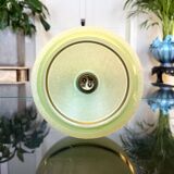 Art Deco Lamp with Glass Plates - Mirror - Globe - Vintage Lighting
