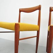 Danish vintage teak dining chairs by HW Klein for Bramin, set of 4
