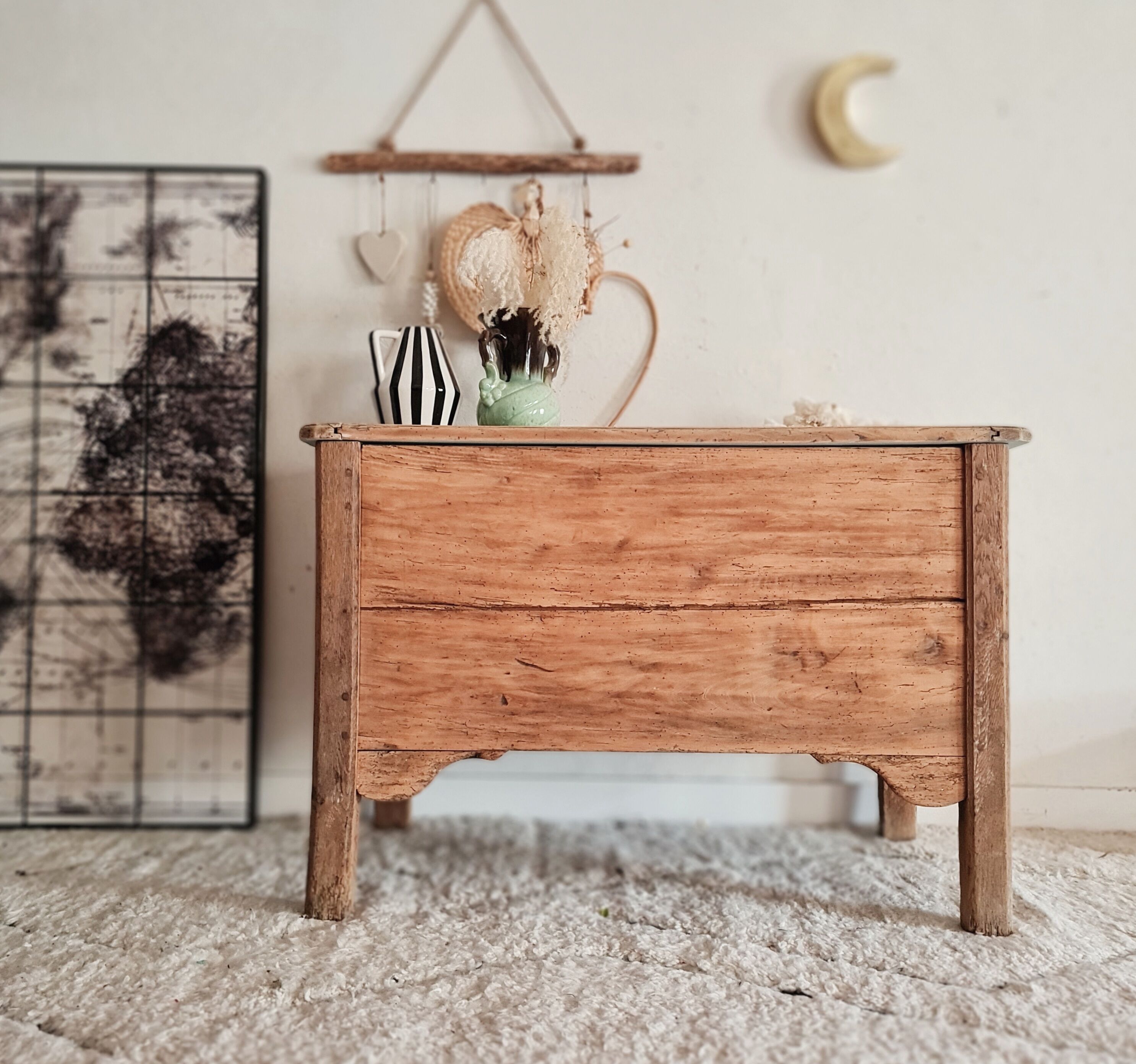 Maie chest xxl solid wood renovated