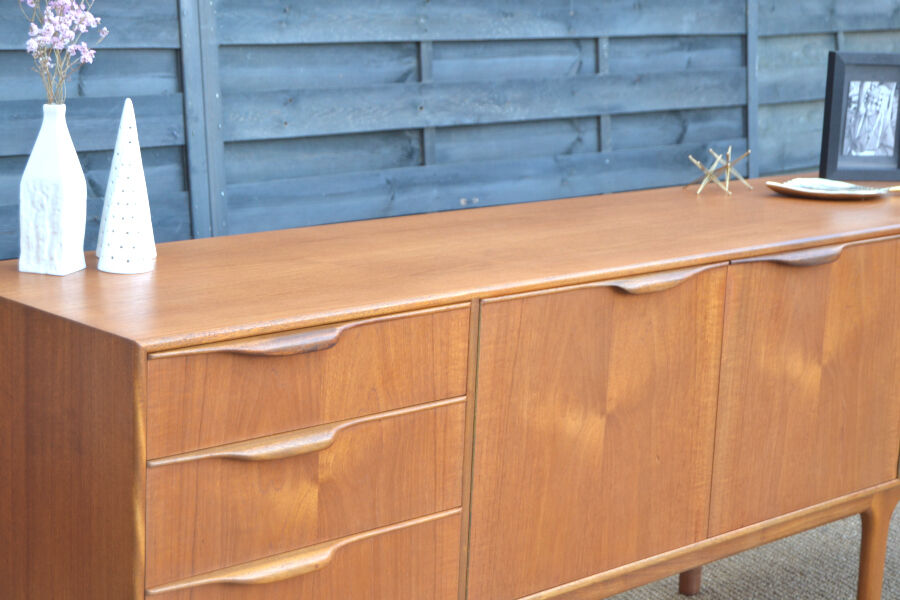 Blond teak enfilade by McIntosh - 201.5 cm