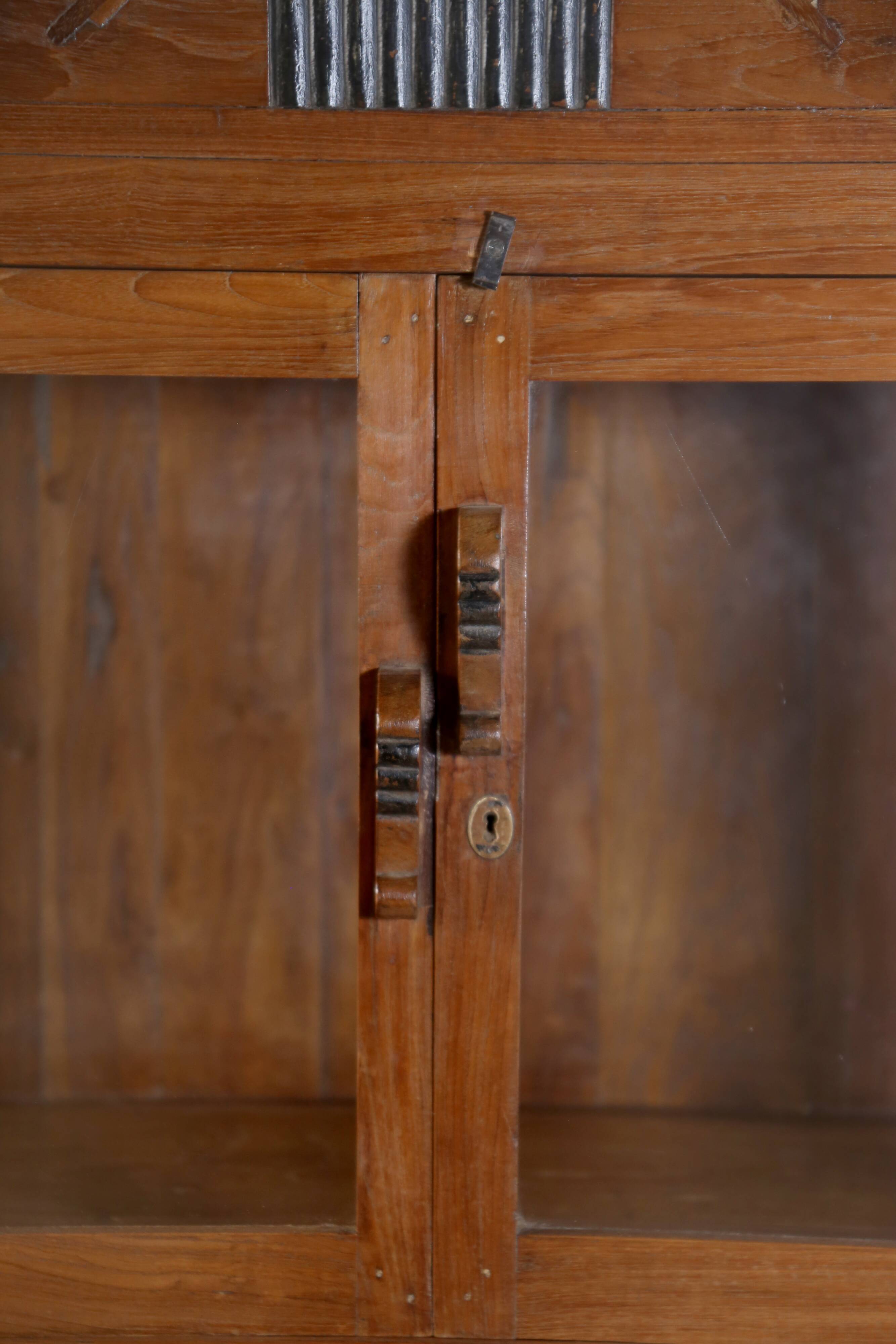Former Art Deco radio furniture in Burmese teak