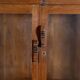 Former Art Deco radio furniture in Burmese teak