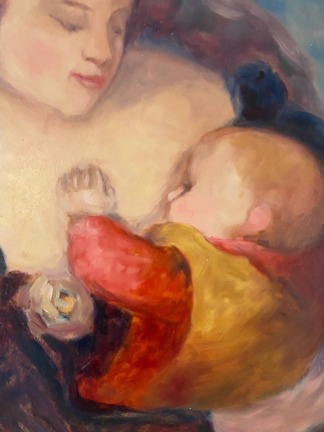 Maternity signed Anna Maria de Saeger
