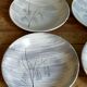 Six Niderviller ceramic plates service "Chatons" 50s.