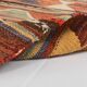 4x6 Green & Red Geometric Vintage Kilim Rug, 123x169Cm
