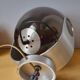 Smoked glass and chrome metal spot lamp from the 70s.
