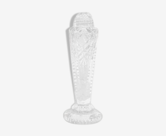 Salière en cristal taillé