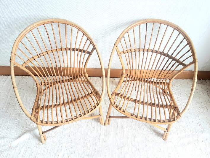 Rattan garden furniture 1960