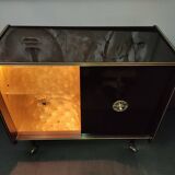 Vintage bar furniture 1950 on wheels