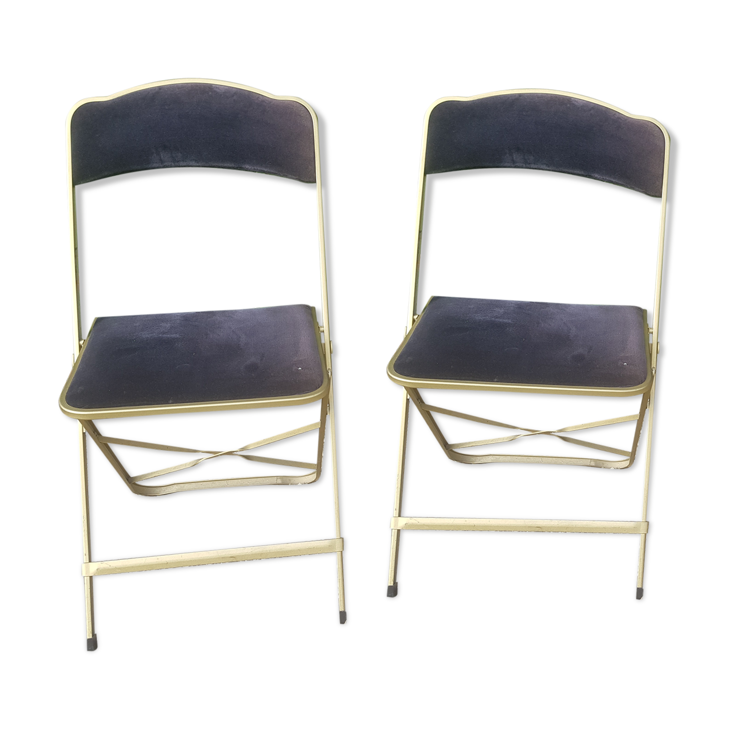 Pair of folding chairs