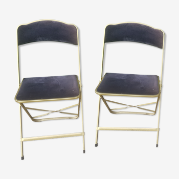 Pair of folding chairs