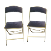 Pair of folding chairs