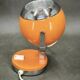 Goffredo Reggiani Orange Eyeball Space Age Table Lamp, Italy, 1970s