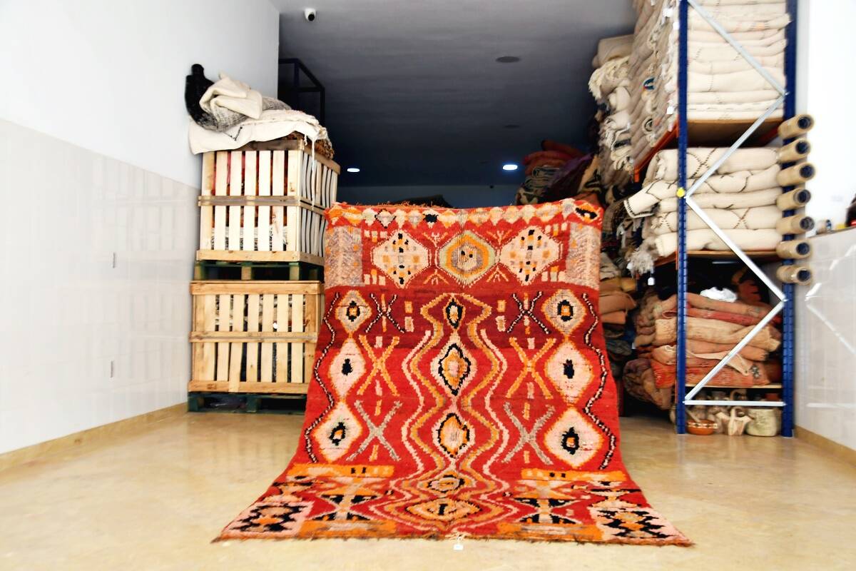 Boujaad vintage Moroccan Berber rug 256 x 163 cm Excellent condition