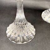 Set of 2 Baccarat Masséna champagne flutes.