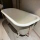 Cast iron lion's feet bathtub early 20th century