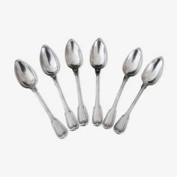 Lot of 6 small silver spoons