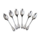 Lot of 6 small silver spoons