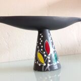 Chandelier in anthracite cermal style Scandinavian / vintage 50-60s