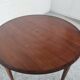 Lubke round rosewood dining table, 60s
