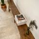 Antique farmhouse bench in solid wood – 19th century