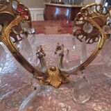 Appliques anciennes bronze pampilles