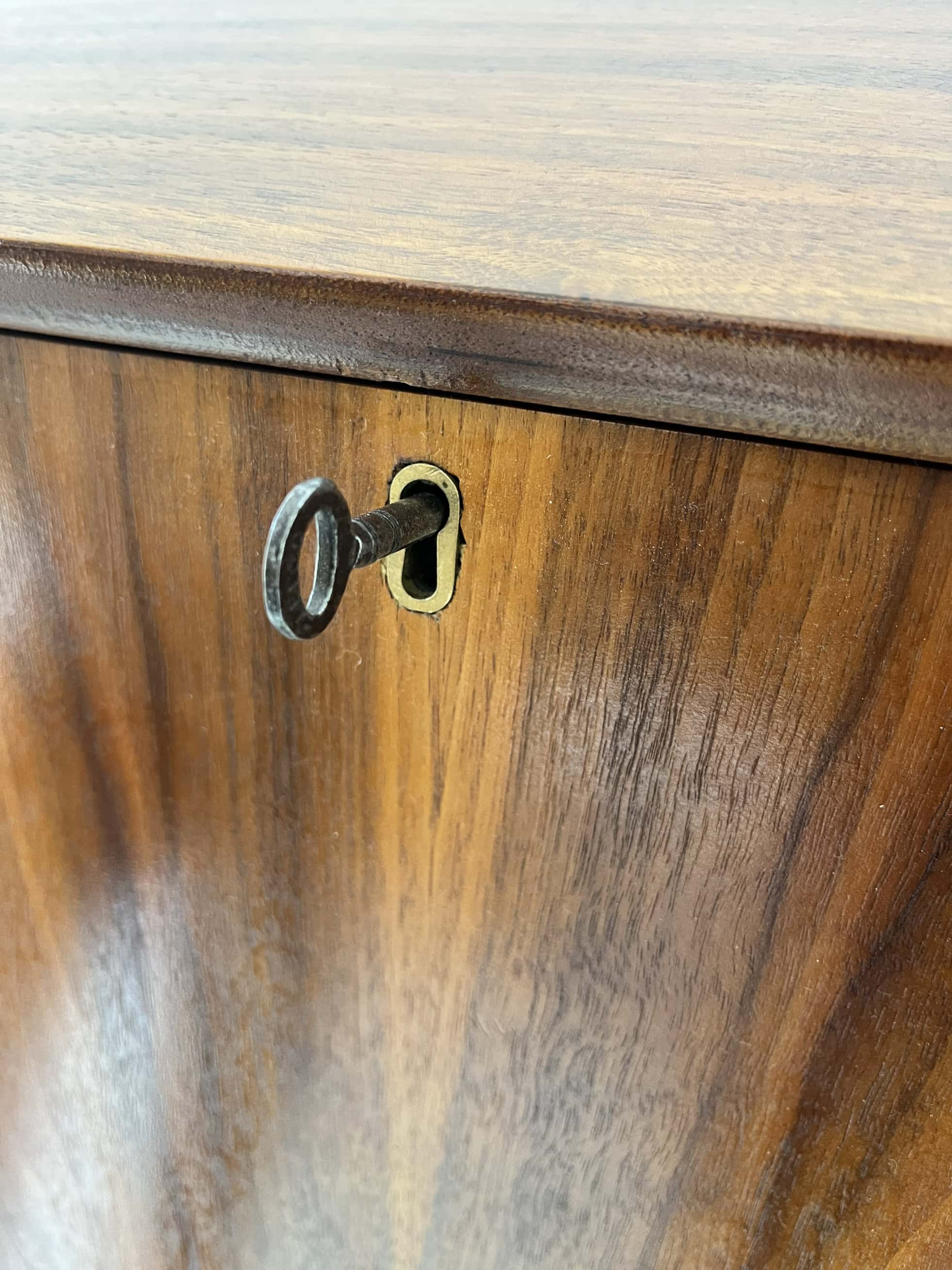 Vintage secretary desk English, Sutcliffe of Todmorden