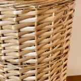 Porte parapluie en rotin vintage