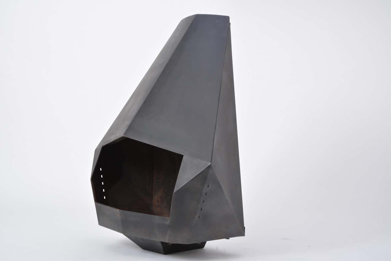 Modern steel fireplace model 5005 from Don Bar Design