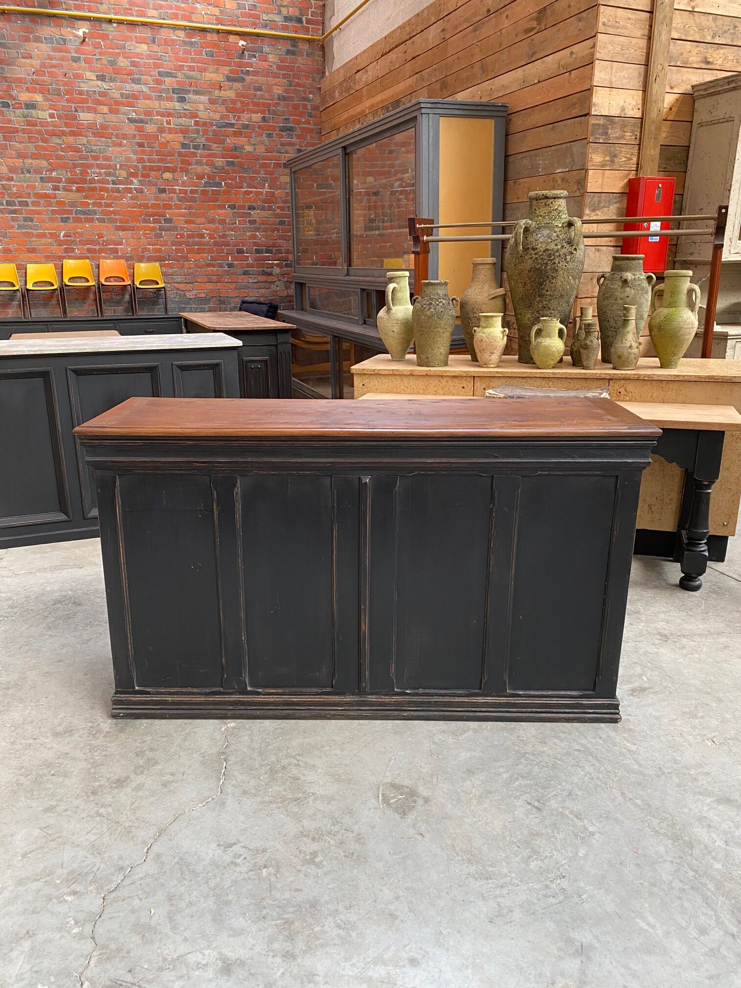 Counter beginning XXth patinated