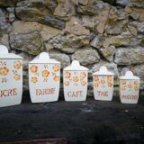 Série de 6 pots à épices
