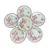 Set of 6 dinner plates models Cactus de Gien