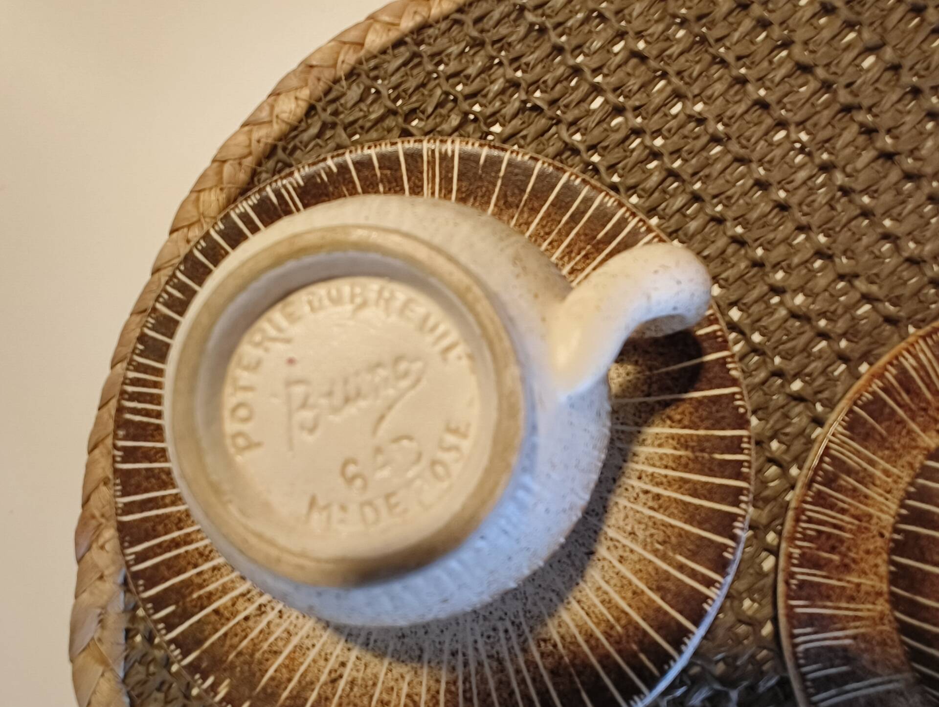 Service petit-déjeuner Bruno Dose – Poterie du Breuil, Sar