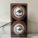Disco wall light in smoked plexiglass by Jacqueline Trocmé for Oxar, design 1970