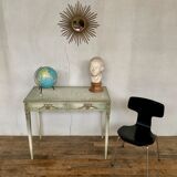 Console, Louis XVI style in pine with original grey patina