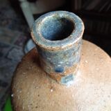Large Vallauris sandstone lamp base (1975)