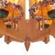 Guillerme and Chambron 4-light chandelier