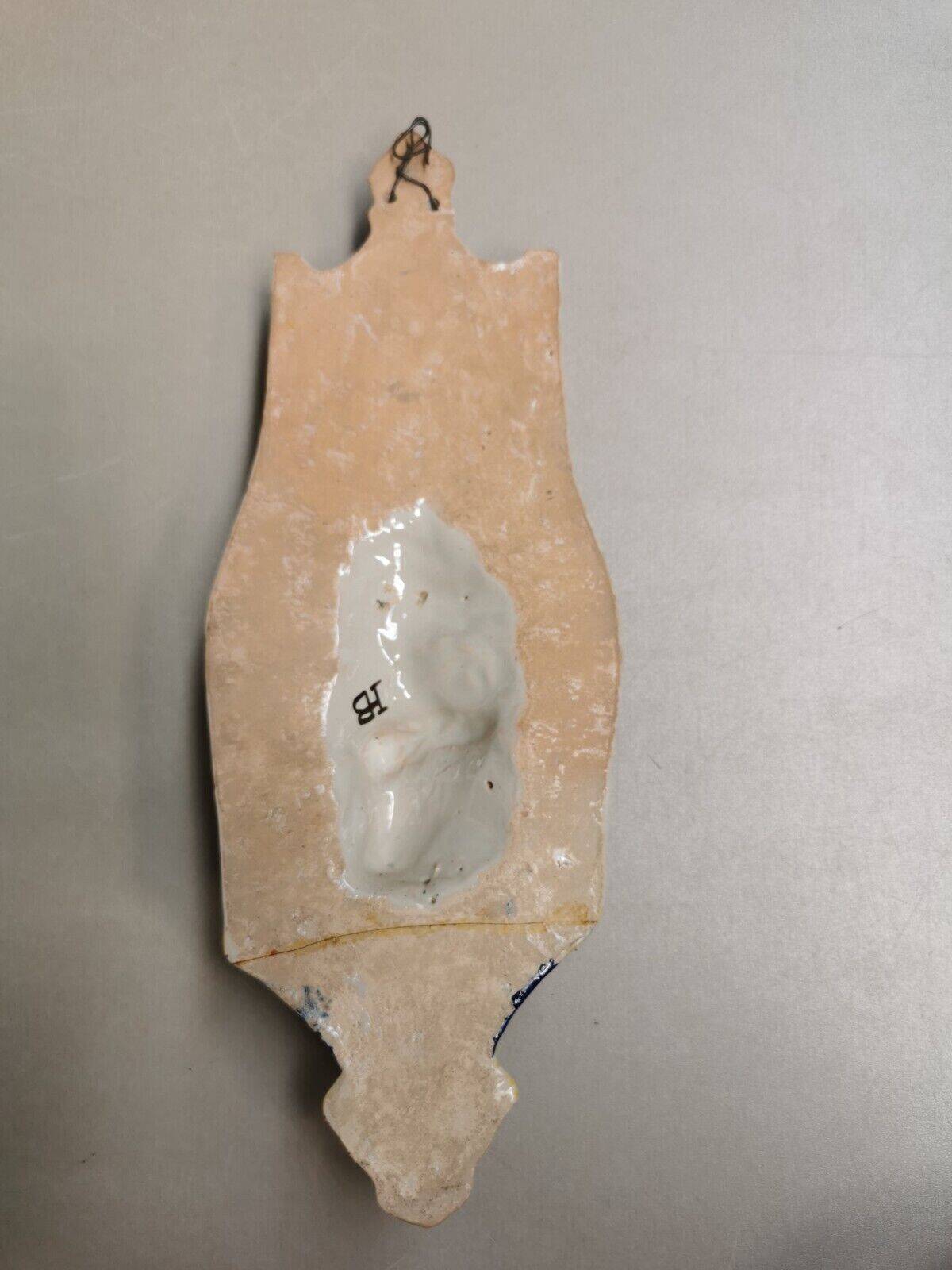 Former font of collection in faience of quimper hb. angel