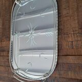 Mirrored glass serving tray, 1950s
