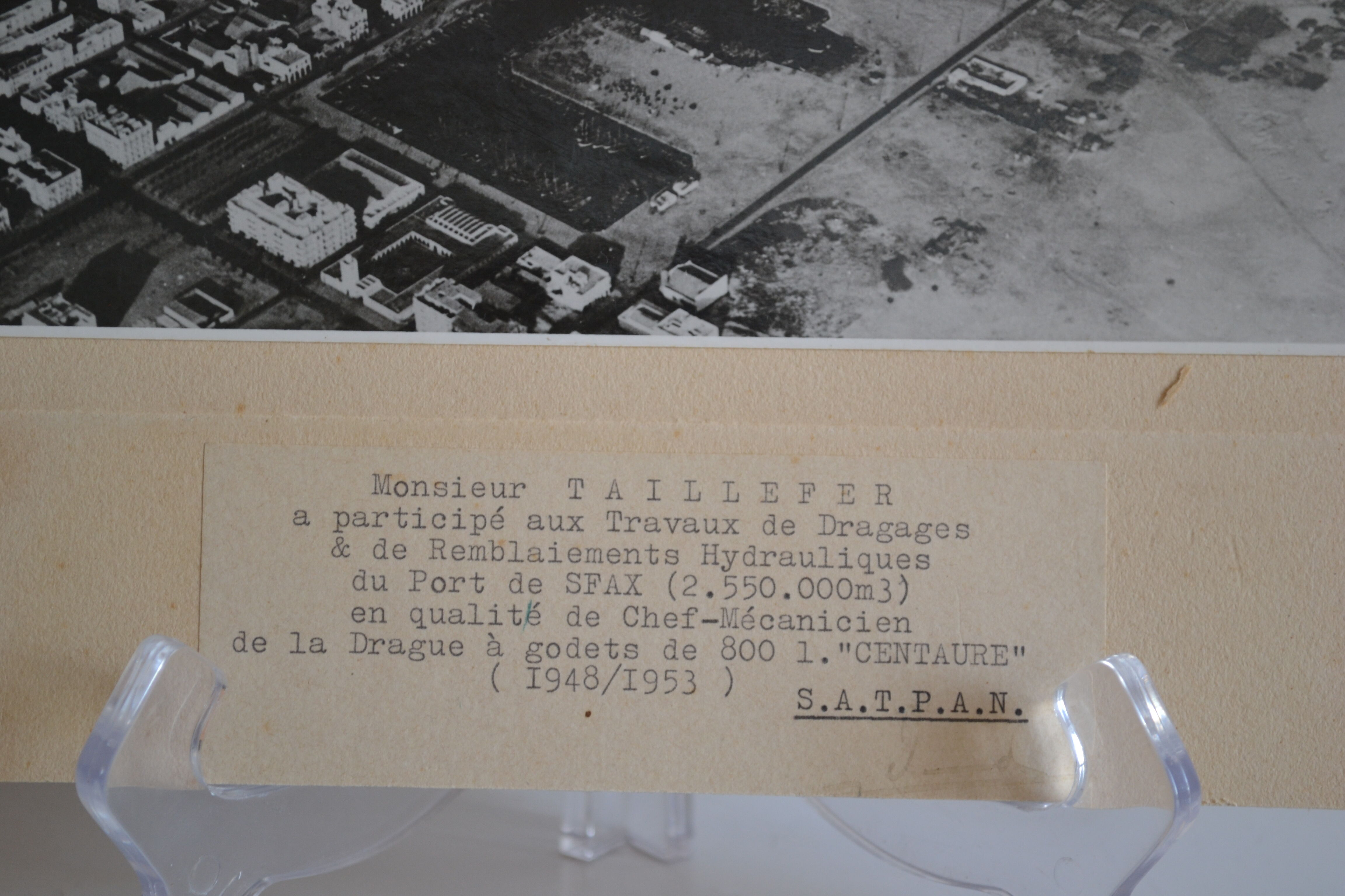 Anonymous silver photo port of sfax circa 1950