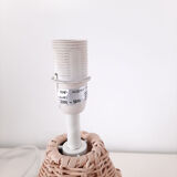 Raffia lamp foot