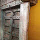 Door sculpted Indian Rajasthan old patina original old teak 145 x 15 x 250