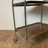 Folding rolling table