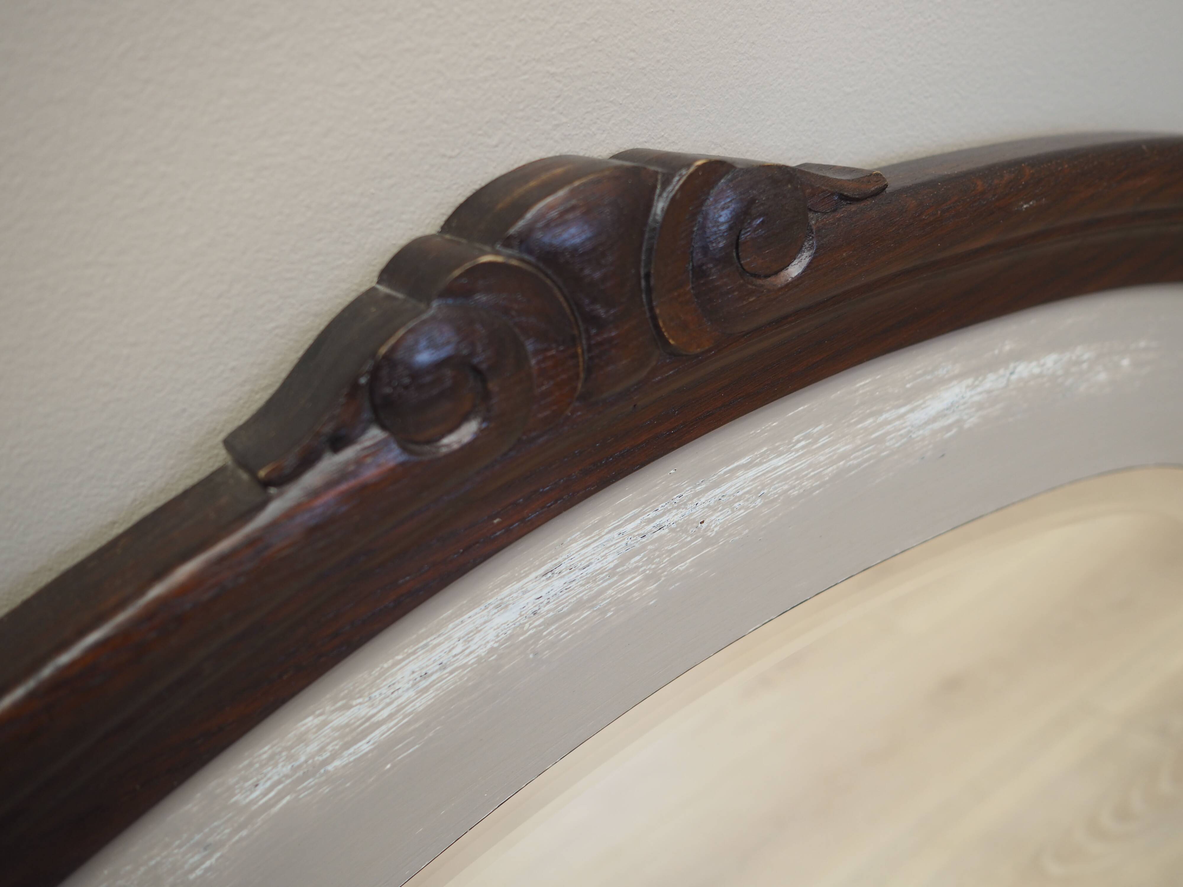 Mirror in oak frame, Danish design, 1960s, production: Denmark