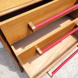 Vintage oak chest of drawers 3t 1960