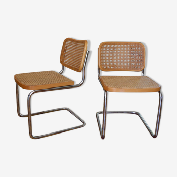 Suite de deux chaises Knoll par Marcel Breuer 1970's